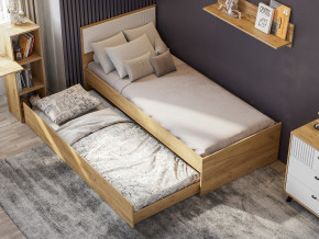 Кровать одинарная Милан выкатная с настилом в Карталах - kartaly.mebel74.com | фото