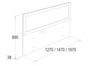 Кровать Ольга 14 1400 в Карталах - kartaly.mebel74.com | фото 3