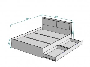 Кровать Ольга L39 ширина 1600 в Карталах - kartaly.mebel74.com | фото 3