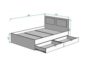 Кровать Ольга L41 ширина 1400 в Карталах - kartaly.mebel74.com | фото 3