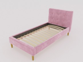 Кровать Пайли 900 розовый в Карталах - kartaly.mebel74.com | фото