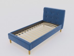 Кровать Пайли 900 синий в Карталах - kartaly.mebel74.com | фото
