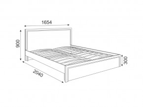 Кровать с основанием Беатрис мод 7 Орех гепланкт в Карталах - kartaly.mebel74.com | фото 2