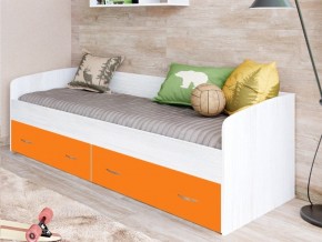 Кровать с выкатными ящиками Винтерберг, оранжевый в Карталах - kartaly.mebel74.com | фото