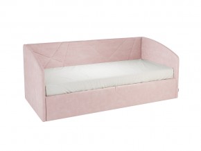 Кровать софа Бест 900 велюр нежно-розовый в Карталах - kartaly.mebel74.com | фото 4