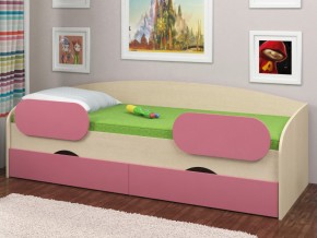 Кровать Соня 2 дуб молочный-розовый в Карталах - kartaly.mebel74.com | фото 2