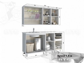 Кухня 1600 Орхидея в Карталах - kartaly.mebel74.com | фото 2