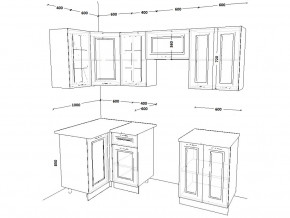 Кухонный гарнитур 10 Белый Вегас 1000х2200 мм в Карталах - kartaly.mebel74.com | фото 2