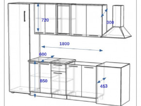 Кухонный гарнитур 10Р РоялВуд 1800 мм в Карталах - kartaly.mebel74.com | фото 2