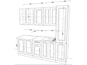 Кухонный гарнитур 12 Белый Вегас 2200 мм в Карталах - kartaly.mebel74.com | фото 2