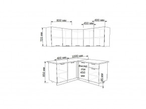 Кухонный гарнитур 17 Грецкий орех 1400х1450 в Карталах - kartaly.mebel74.com | фото 2