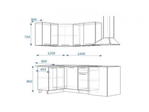 Кухонный гарнитур 3Р РоялВуд 1200*1400 мм в Карталах - kartaly.mebel74.com | фото 2