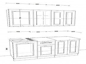 Кухонный гарнитур 7 Белый Вегас 1500 мм в Карталах - kartaly.mebel74.com | фото 2