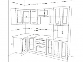 Кухонный гарнитур 9 Белый Вегас 1000х2500 мм в Карталах - kartaly.mebel74.com | фото 2