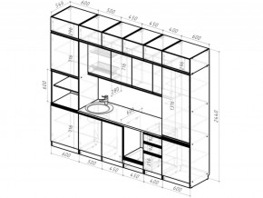 Кухонный гарнитур Адажио люкс 3000 мм в Карталах - kartaly.mebel74.com | фото 6