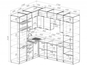 Кухонный гарнитур Антика гранд прайм 2100х2700 мм в Карталах - kartaly.mebel74.com | фото 7