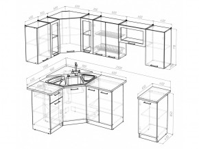 Кухонный гарнитур Арина оптима 1300х2500 мм в Карталах - kartaly.mebel74.com | фото 6