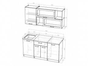 Кухонный гарнитур Кира стандарт 1600 мм в Карталах - kartaly.mebel74.com | фото 5