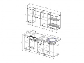 Кухонный гарнитур Лада 1800 в Карталах - kartaly.mebel74.com | фото 3