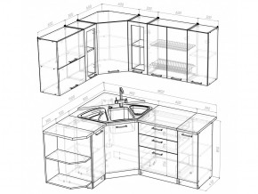 Кухонный гарнитур Лариса оптима 3 1500х1800 мм в Карталах - kartaly.mebel74.com | фото 5