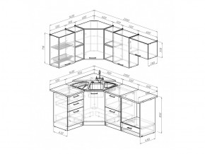 Кухонный гарнитур Лариса оптима 4 1400х2000 мм в Карталах - kartaly.mebel74.com | фото 5