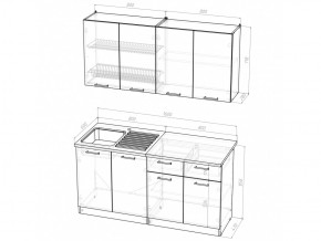 Кухонный гарнитур Лариса стандарт 2 1600 мм в Карталах - kartaly.mebel74.com | фото 6