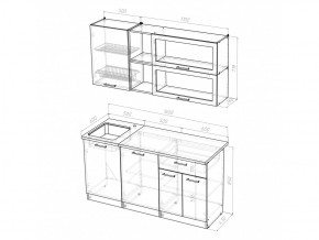 Кухонный гарнитур Лариса стандарт 3 1600 мм в Карталах - kartaly.mebel74.com | фото 5