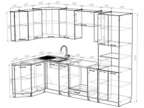 Кухонный гарнитур Лоретта гранд прайм 2600х1400 мм в Карталах - kartaly.mebel74.com | фото 4