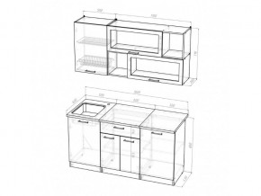 Кухонный гарнитур Лоретта стандарт 1600 мм в Карталах - kartaly.mebel74.com | фото 7