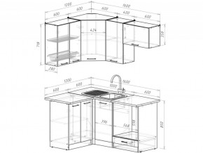 Кухонный гарнитур Лотос мега прайм 1200х1600 мм в Карталах - kartaly.mebel74.com | фото 6