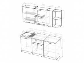 Кухонный гарнитур Лира макси 1800 мм в Карталах - kartaly.mebel74.com | фото 5