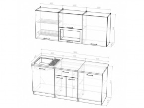 Кухонный гарнитур Ника макси 1800 мм в Карталах - kartaly.mebel74.com | фото 5