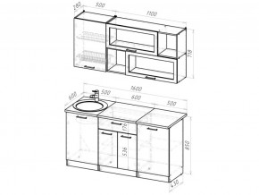 Кухонный гарнитур Паола стандарт 1600 мм в Карталах - kartaly.mebel74.com | фото 6