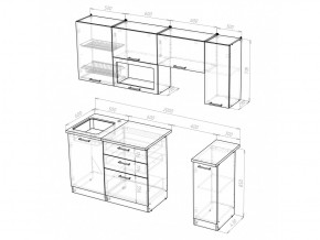 Кухонный гарнитур Светлана ультра 2000 мм в Карталах - kartaly.mebel74.com | фото 5