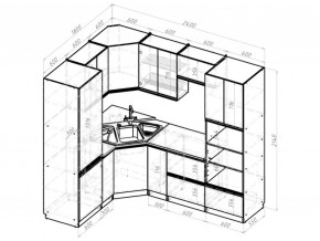 Кухонный гарнитур Сиена оптима 1800х2400 мм в Карталах - kartaly.mebel74.com | фото 6