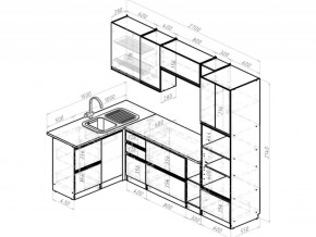 Кухонный гарнитур Симфония мега прайм 1500х2700 мм в Карталах - kartaly.mebel74.com | фото 6