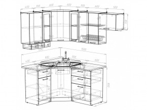 Кухонный гарнитур Симона литл 1300х2000 мм в Карталах - kartaly.mebel74.com | фото 6