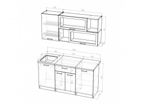 Кухонный гарнитур Симона стандарт 1600 мм в Карталах - kartaly.mebel74.com | фото 6