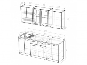 Кухонный гарнитур Татьяна ультра 2000 мм в Карталах - kartaly.mebel74.com | фото 5