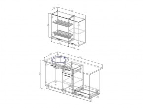 Кухонный гарнитур Вегас 1600 в Карталах - kartaly.mebel74.com | фото 3