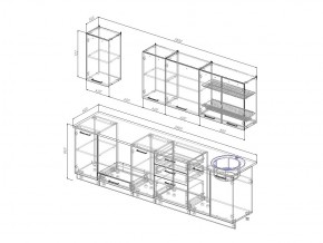 Кухонный гарнитур Вегас 2800 в Карталах - kartaly.mebel74.com | фото 3