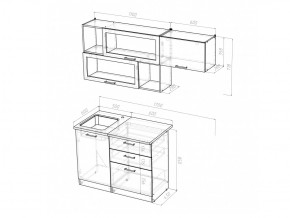 Кухонный гарнитур Яна экстра 1700 мм в Карталах - kartaly.mebel74.com | фото 5