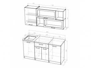 Кухонный гарнитур Яна стандарт 1600 мм в Карталах - kartaly.mebel74.com | фото 5