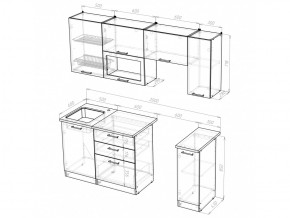 Кухонный гарнитур Инна ультра 2000 мм в Карталах - kartaly.mebel74.com | фото 5