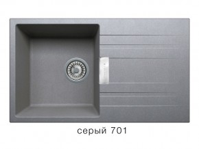 Мойка кварцевая Tolero Loft TL-750 Серый 701 в Карталах - kartaly.mebel74.com | фото