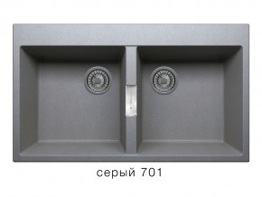 Мойка кварцевая Tolero Loft TL-862 Серый 701 в Карталах - kartaly.mebel74.com | фото