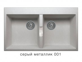 Мойка кварцевая Tolero Loft TL-862 Серый металлик 001 в Карталах - kartaly.mebel74.com | фото 1