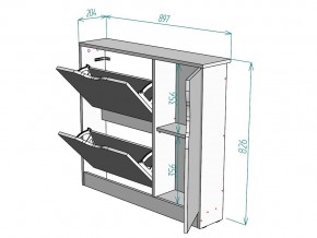 Обувница W106 в Карталах - kartaly.mebel74.com | фото 3