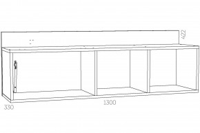 Полка Оливия НМ 011.38-01 Х в Карталах - kartaly.mebel74.com | фото 3