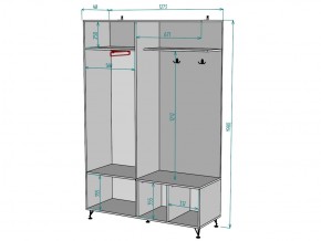 Прихожая Лофт V17 в Карталах - kartaly.mebel74.com | фото 3